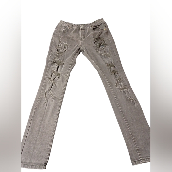 Foreign Local Mens Distressed Skinny Jeans Sz. 32 - Picture 1 of 3